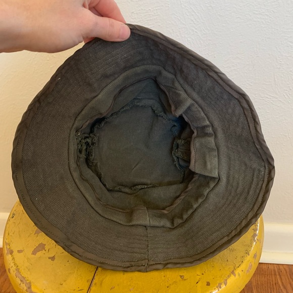 Army Green Bucket Hat Outdoor Summer Cap Unisex Size M - Picture 4 of 5